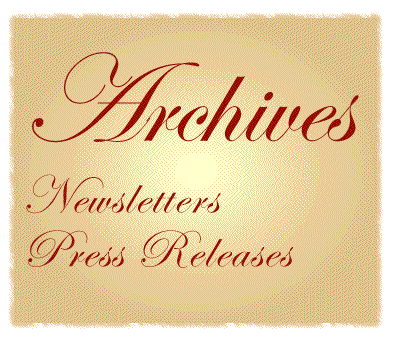 Archives: Newsletters and Press Releases